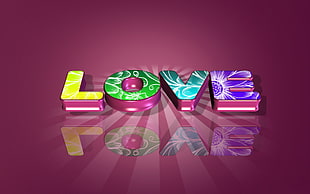 Love,  Sign,   bright HD wallpaper